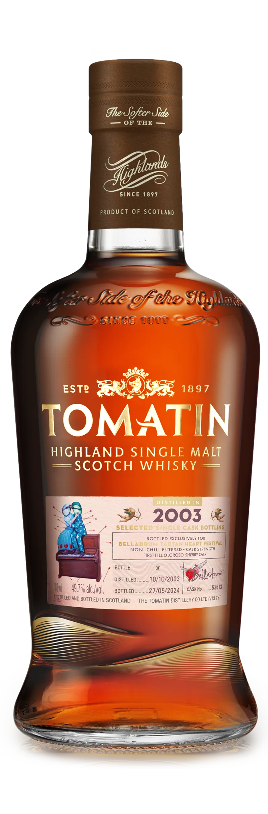 tomatin-belladrum-festival-2003-single-cask-oloroso-sherry-fass-20-jahre image 1