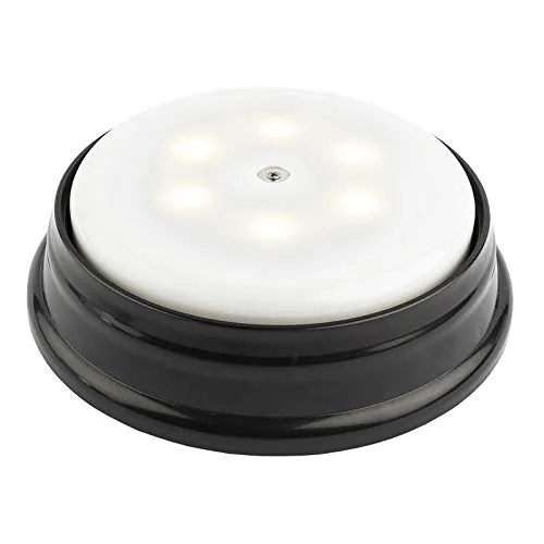 ideen-mit-herz-led-drehpodest-drehteller-schwarz-warmwei image 1