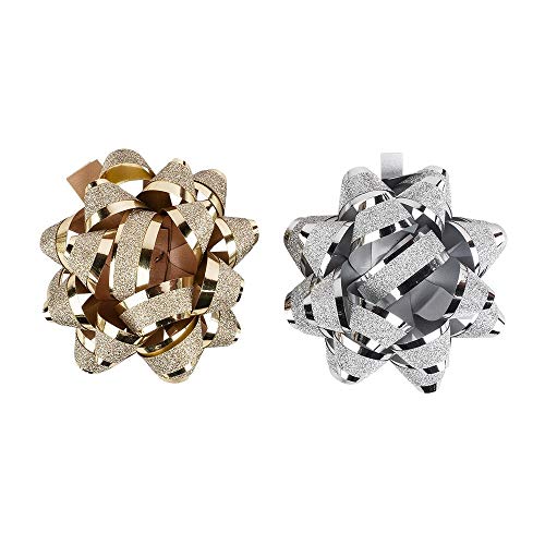ideen-mit-herz-geschenkschleifen-diamantiert-6-5-cm-metallic-silber-gold-6-st-ck image 7