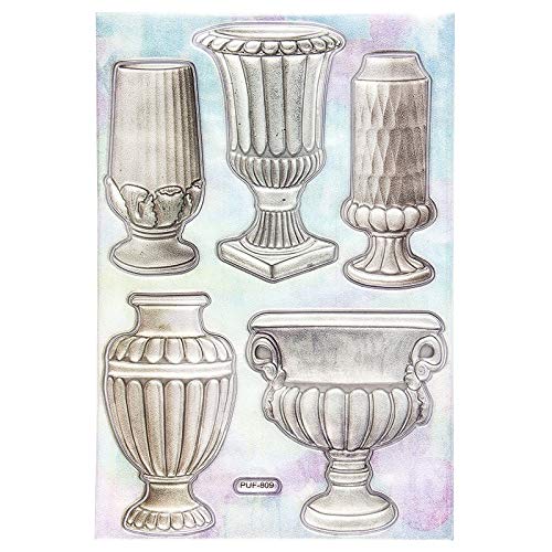 ideen-mit-herz-vasen-sticker-relief-vasen-03-stickerbogen-18-5x12-5-cm-selbstkle image 2