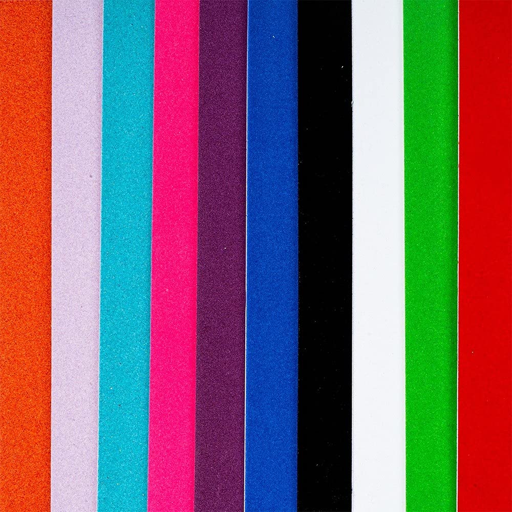 ideen-mit-herz-moosgummi-selbstklebend-filzoptik-din-a4-2mm-10-bogen-10-farben image 2