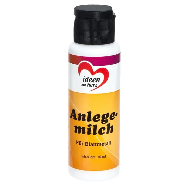 ideen-mit-herz-anlegemilch-f-r-blattmetall-blattgold-kleber-70-ml image 1