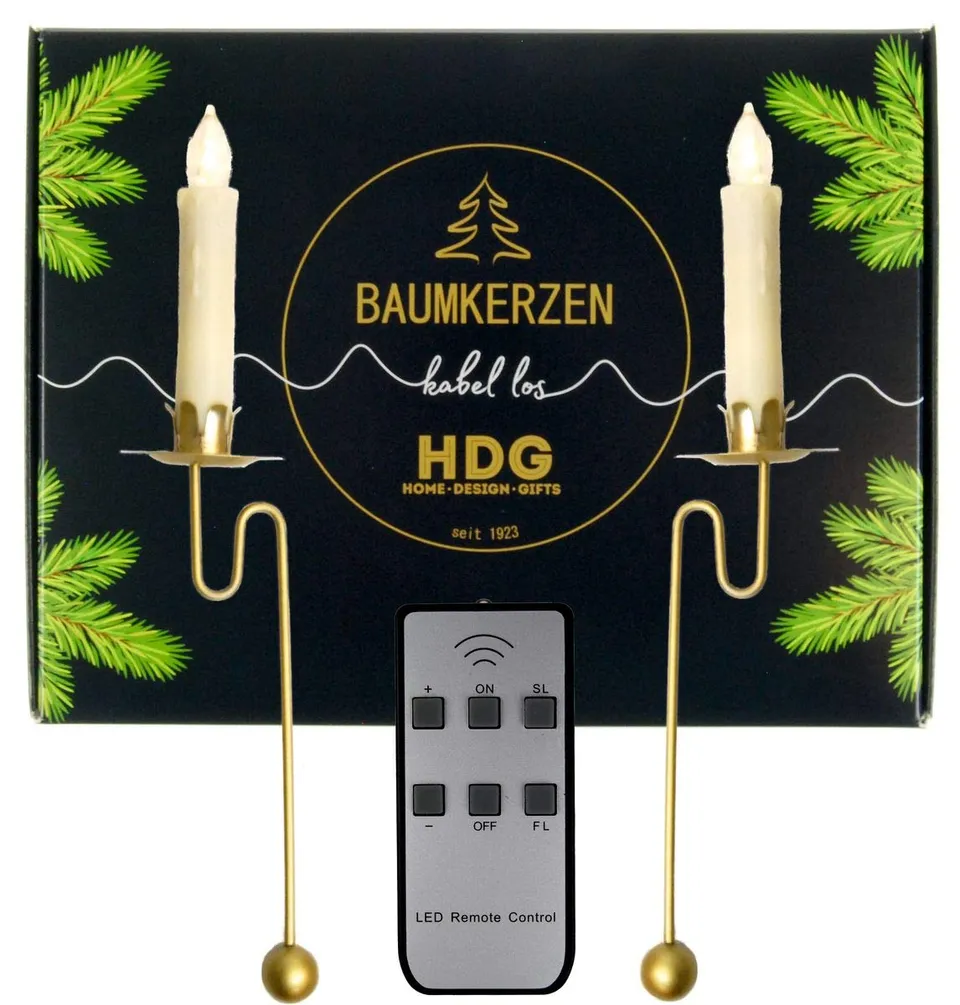 hdg-led-weihnachtsbaumkerzen-kabellos-mit-fernbedienung-pendelhalter image 1