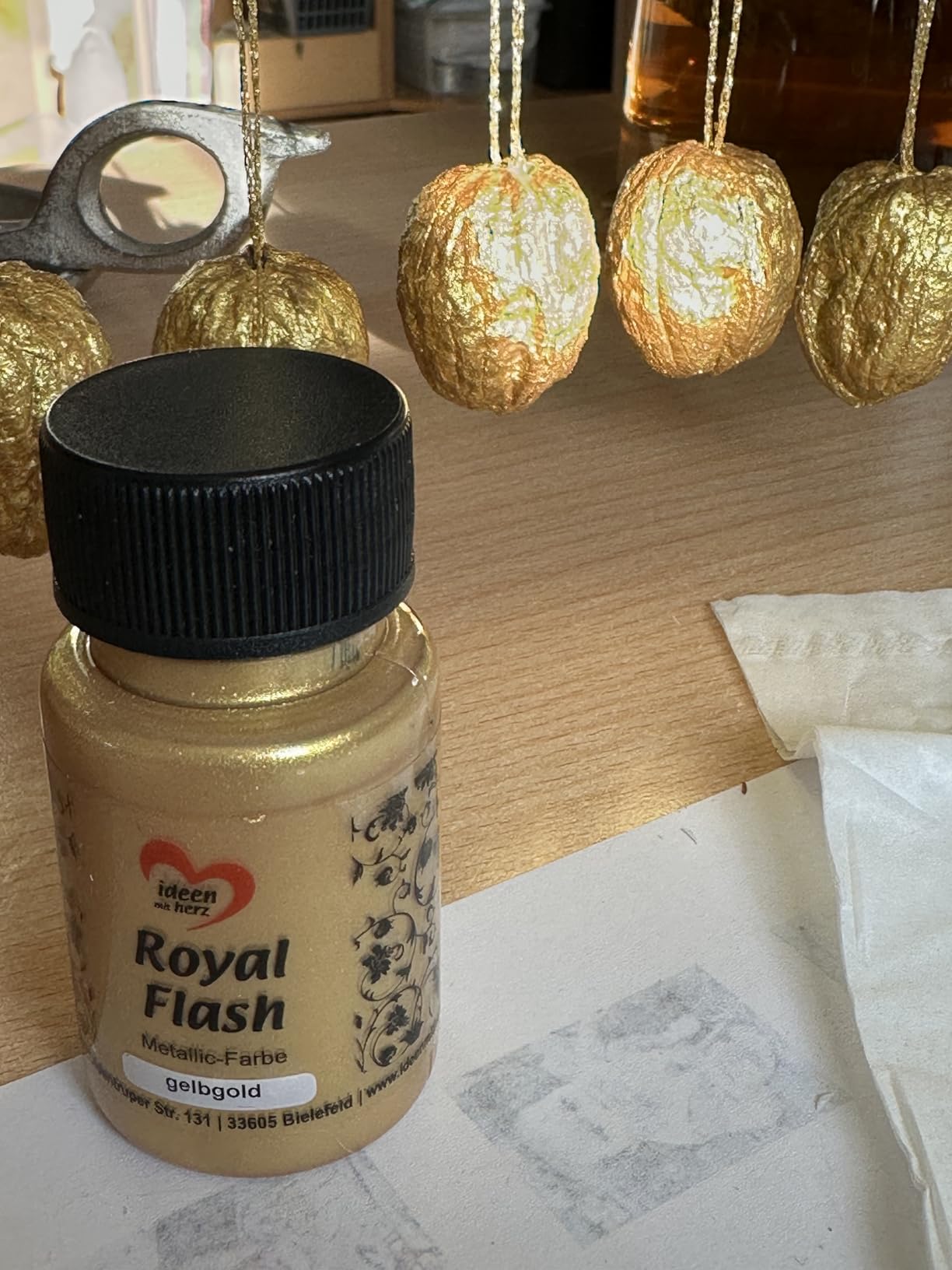 Schöne Farbe, lange Trocknung