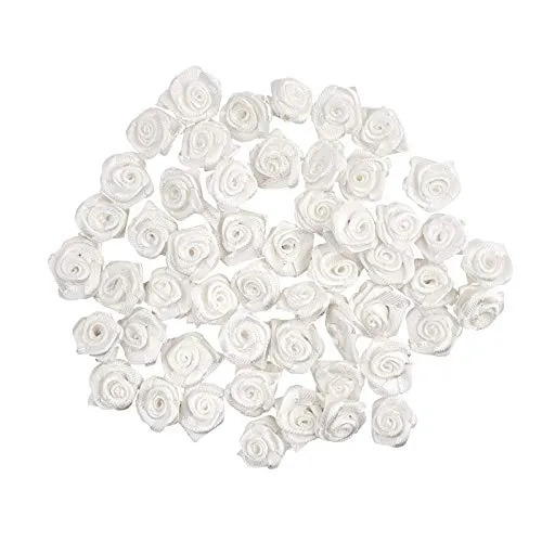 ideen-mit-herz-satinrosen-wei-50-st-ck-1-5-cm-mini-stoffrosen image 1