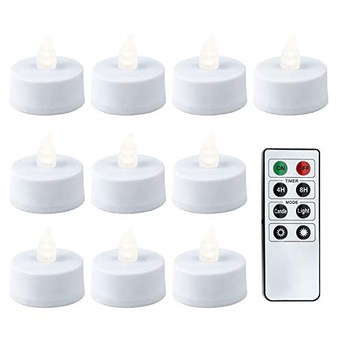 ideen-mit-herz-led-teelichter-warmwei-3-8-cm-10-st-ck-mit-timer-fernbedienung image 1