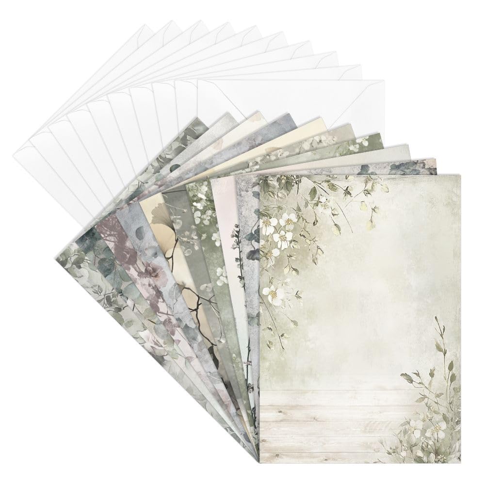 ideen-mit-herz-motiv-gru-karten-set-trauerkarten-kondolenz-floral-11-5x16-5-cm-2 image 8
