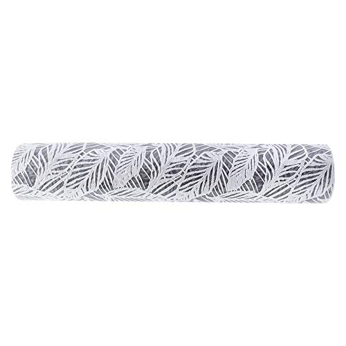ideen-mit-herz-tischl-ufer-deluxe-deko-vlies-30cmx5m-bl-tter-naturwei image 4