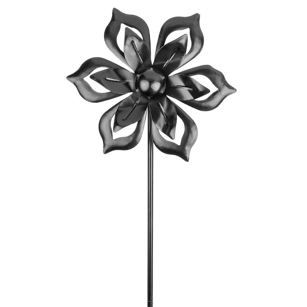 ideen-mit-herz-windrad-design-5-metall-windspiel-f-r-den-garten-22-cm-h-he-82-cm image 3