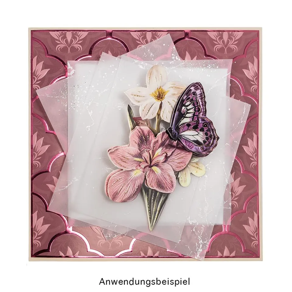 ideen-mit-herz-gru-karten-unique-lotus-16x16cm-10-st-ck-inkl-umschl-ge image 1