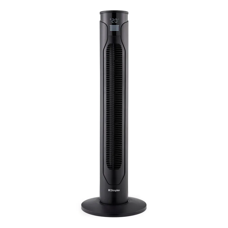 dimplex-tower-fan-turmventilator-anthrazit-mit-fernbedienung image 1