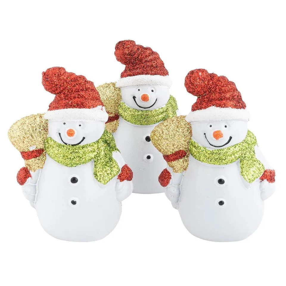 ideen-mit-herz-deko-schneem-nner-7-5-cm-glitzer-3-st-ck-4-farbig image 1
