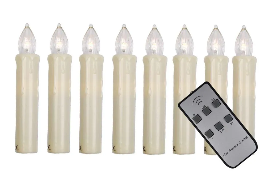 hdg-led-baumkerzen-wei-15-mm-9-cm-mit-fernbedienung-8-st-ck image 1