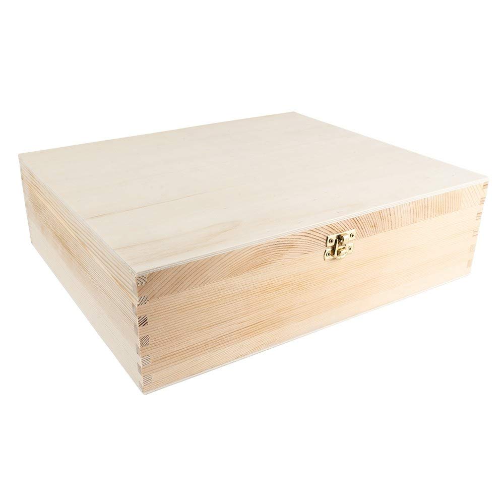 ideen-mit-herz-weinkiste-holz-mit-deckel-35x30x10-cm-3-f-cher image 1