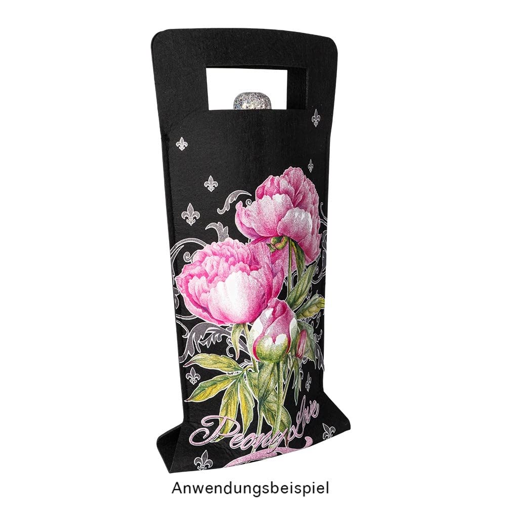 ideen-mit-herz-flaschentasche-aus-filz-17x40-cm-mit-henkel-schwarz image 7