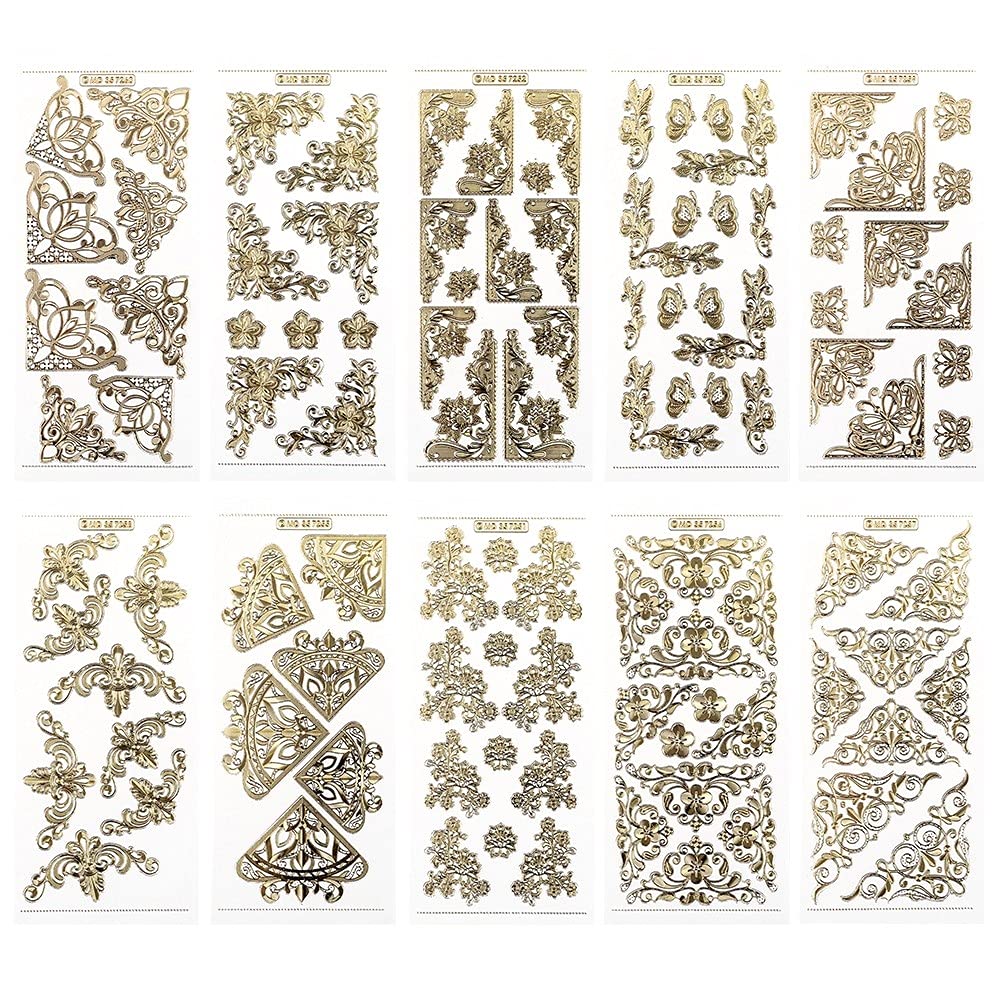 ideen-mit-herz-gravur-sticker-transparent-gold-10-bogen-10-x-23-cm-160-w-nsche image 3