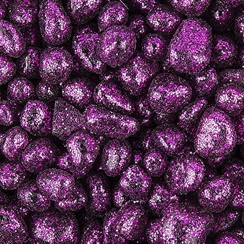 ideen-mit-herz-glitzernuggets-glas-violett-2-7-mm-260g-streu-deko image 3