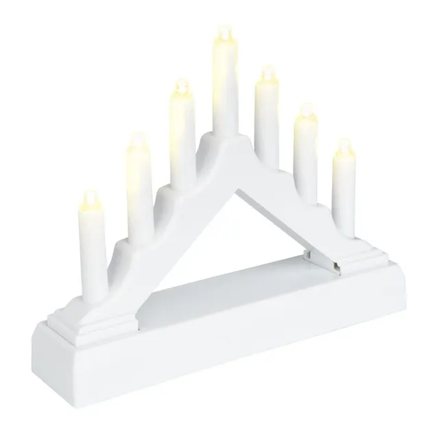 ideen-mit-herz-mini-led-lichterbogen-wei-mit-timer-15-6-x-13-x-3-8-cm image 1