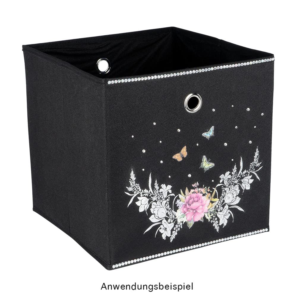 ideen-mit-herz-aufbewahrungsboxen-faltbar-30-x-30-x-30-cm-schwarz-6-st-ck image 8