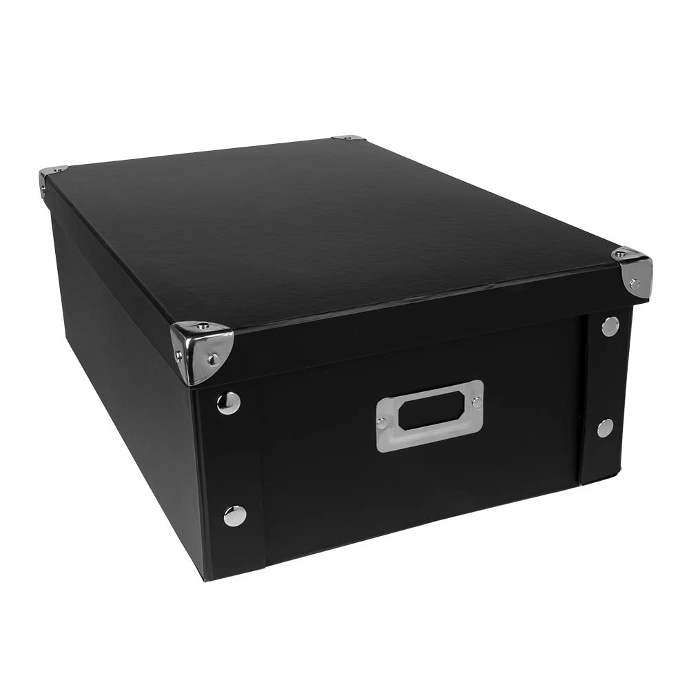 ideen-mit-herz-ordnungsboxen-3er-set-mit-deckel-faltbar-schwarz-16-liter-40-5-x- image 4