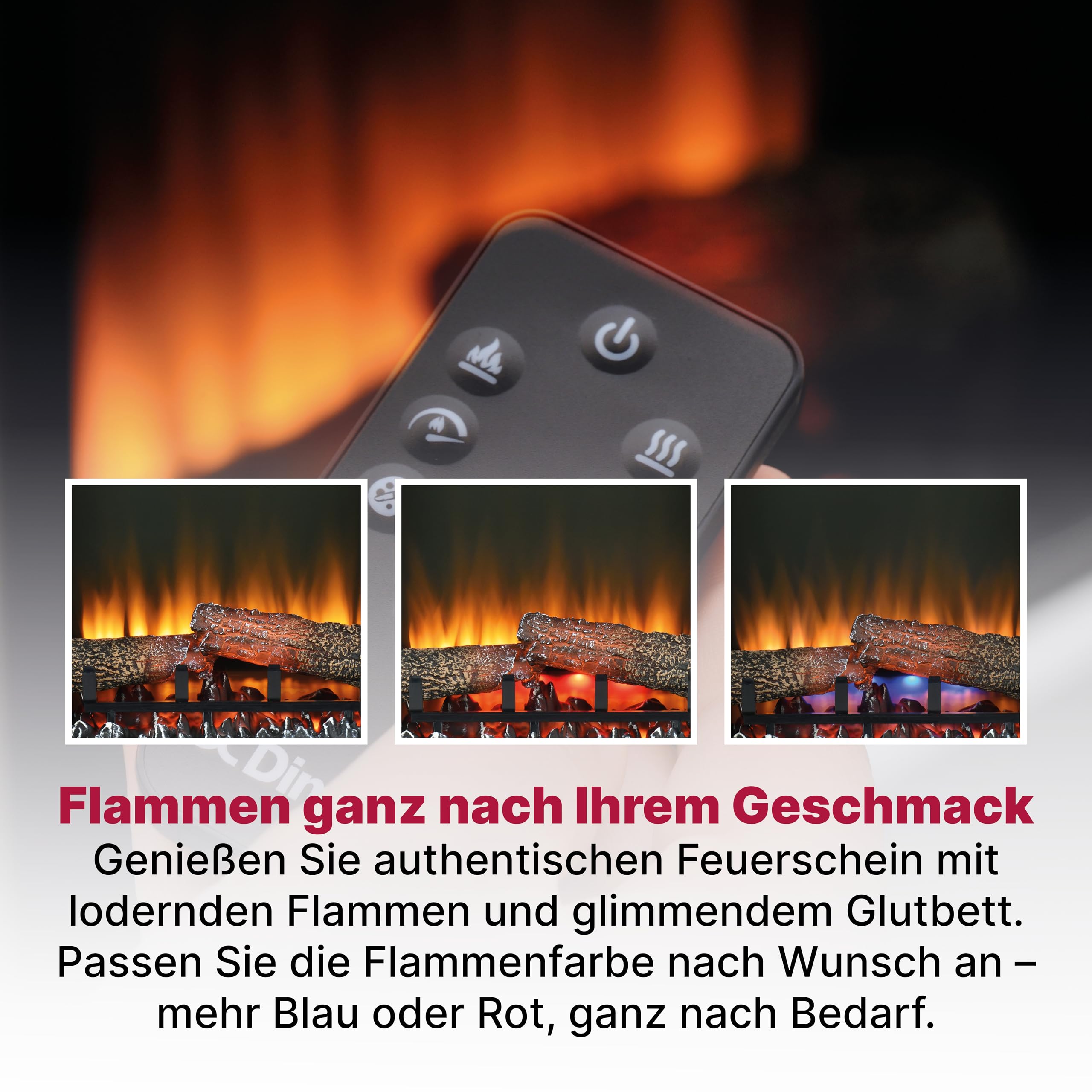dimplex-xhd-28-elektrokamin-einsatz-wandkamin-mit-heizung-1400w image 7
