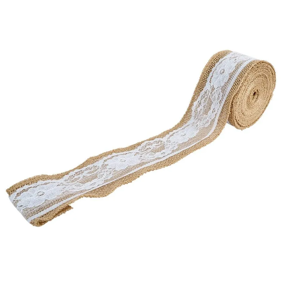 ideen-mit-herz-juteband-mit-spitze-design-3-5m-x-5-7cm-vintage-borte-auf-rolle image 1