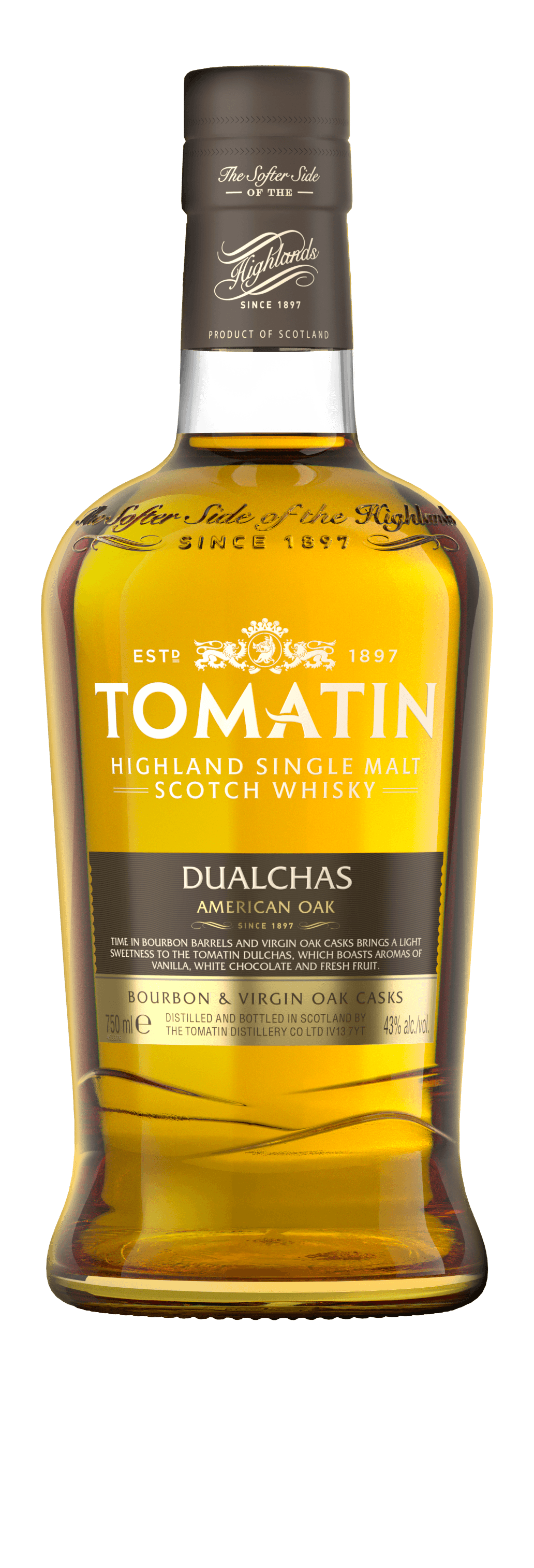 tomatin-dualchas-american-oak-single-malt-scotch-whisky image 1