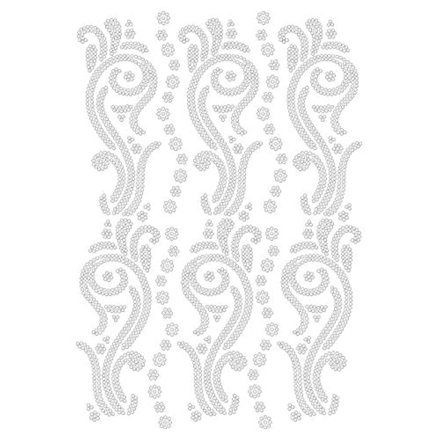 ideen-mit-herz-b-gelstrass-design-ornamente-7-din-a4-strass-applikation-zum-aufb image 3