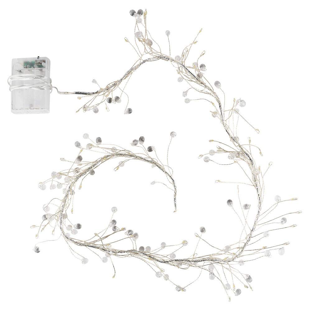ideen-mit-herz-led-lichterkette-kristall-tropfen-80-led-warmwei-200-cm image 1