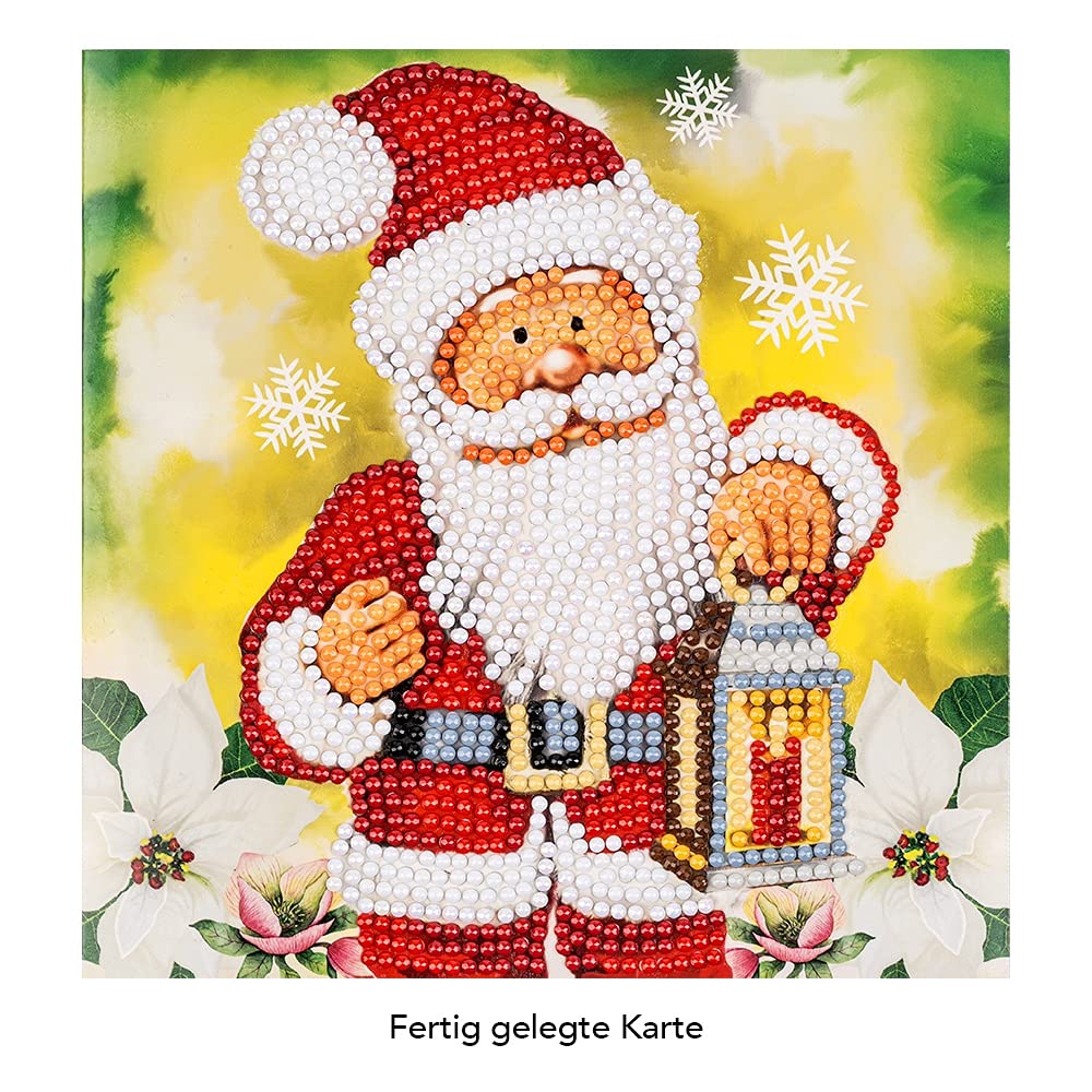 ideen-mit-herz-diamond-painting-gru-karte-weihnachtsmann-16x16cm image 3