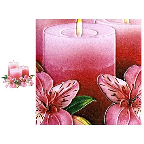ideen-mit-herz-3-d-relief-sticker-bogen-din-a4-dekorative-kerzen image 7
