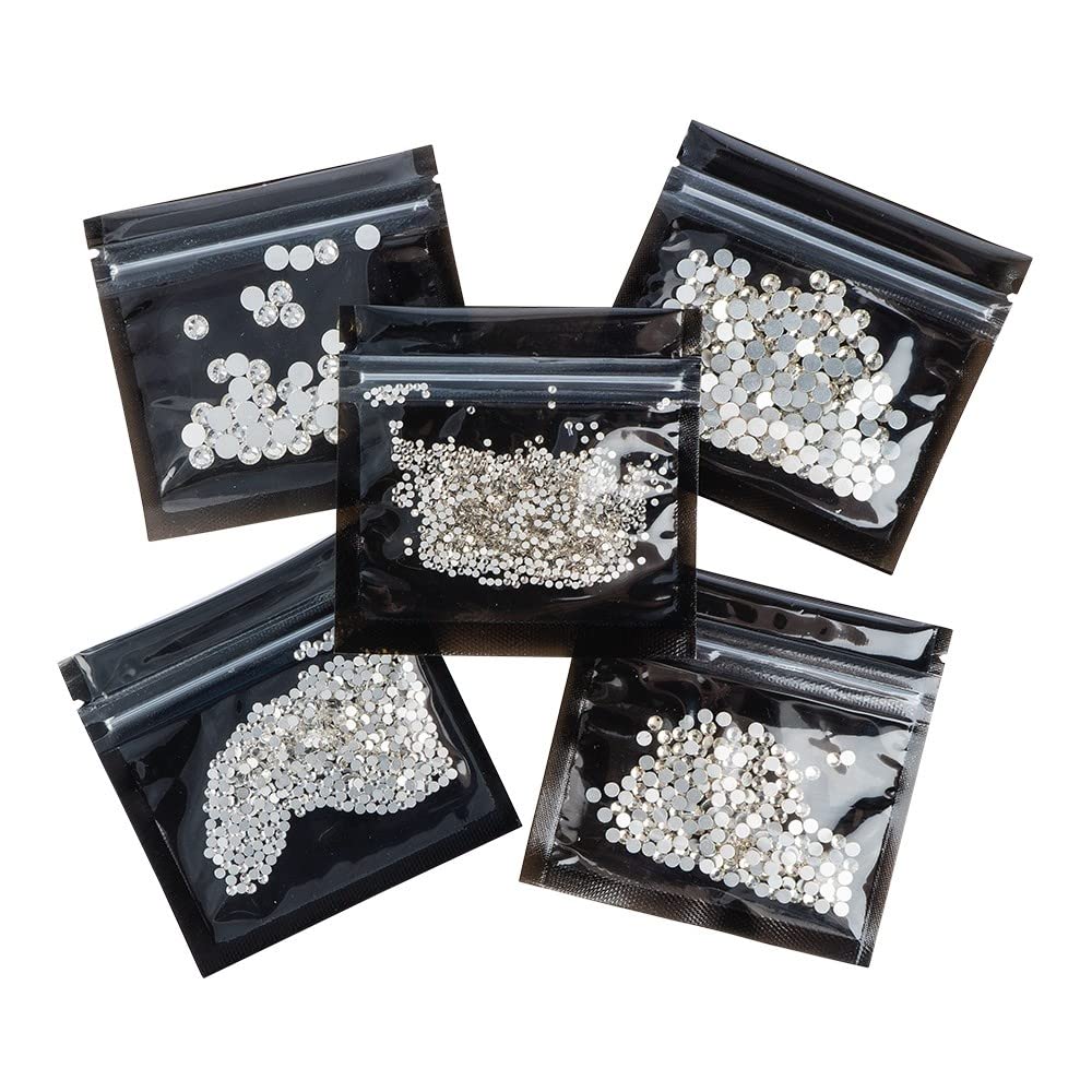 ideen-mit-herz-strass-steine-kristall-glas-klar-1950-st-ck image 1