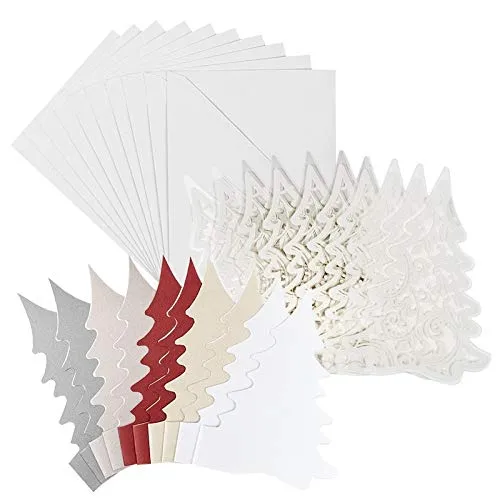 ideen-mit-herz-kristallfolien-gru-karten-tannenbaum-11-5-x-16cm-10-st-ck-inkl-ei image 1