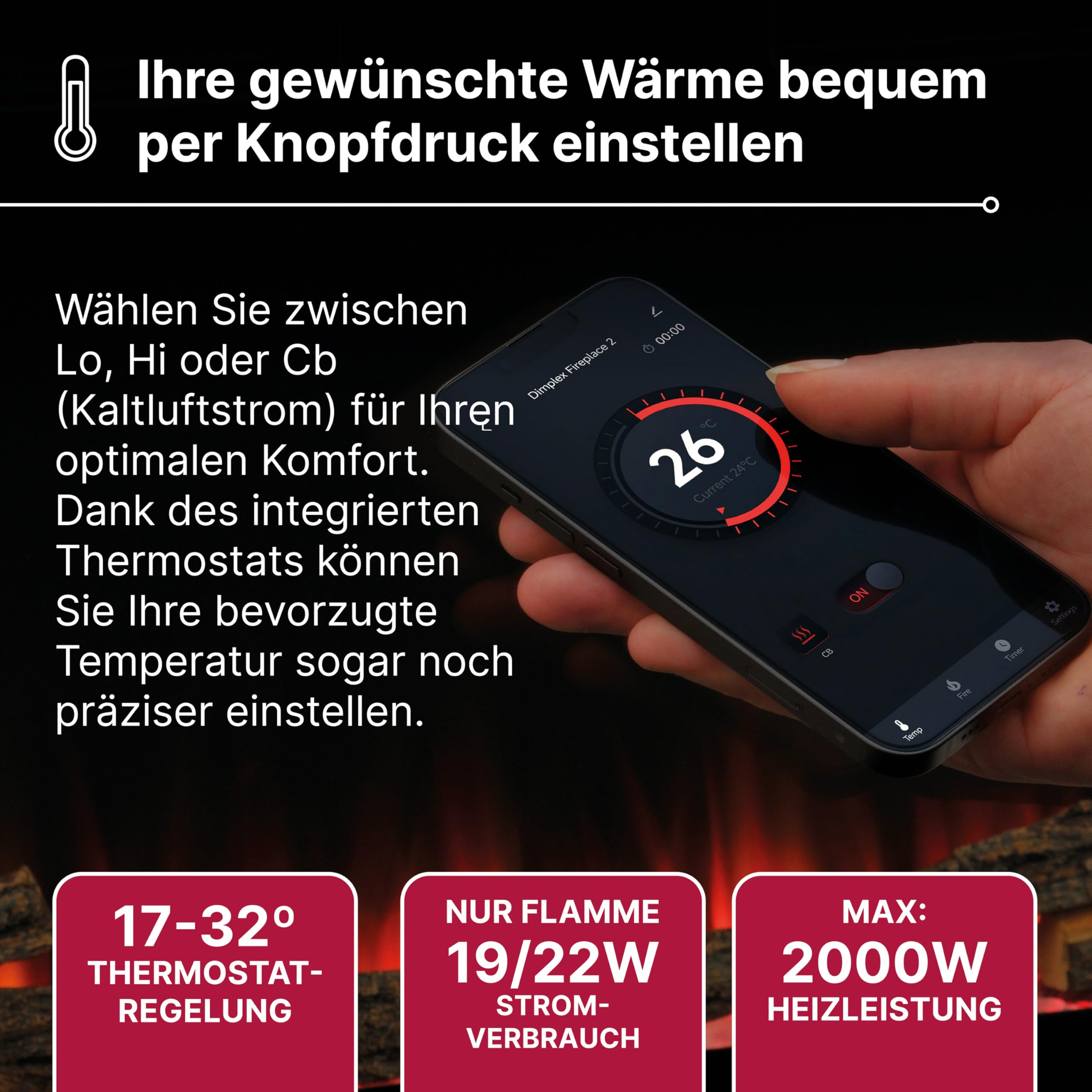 dimplex-sense-50-elektrokamin-wandkamin-mit-2kw-heizung-und-optiflame image 8
