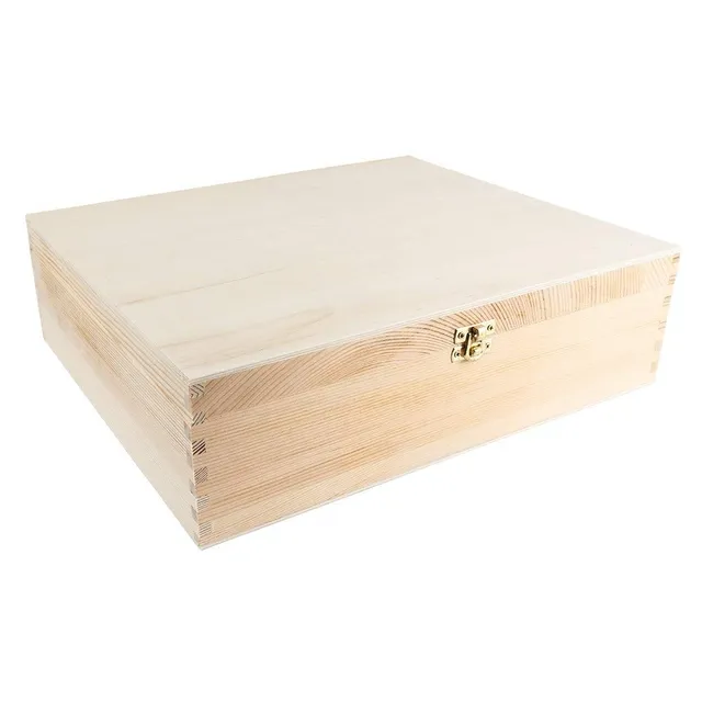 ideen-mit-herz-weinkiste-holz-mit-deckel-35x30x10-cm-3-f-cher image 1
