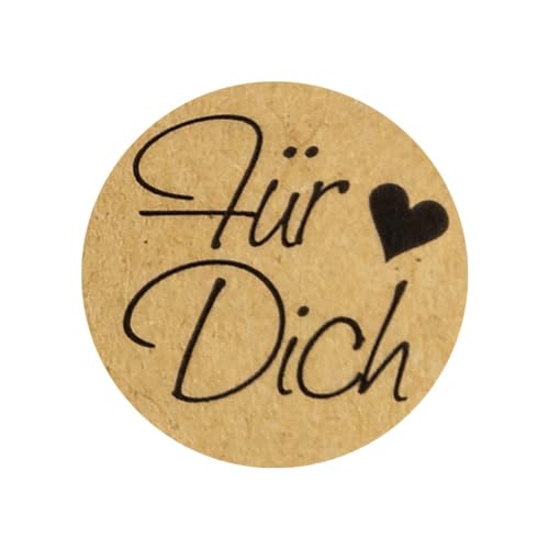 ideen-mit-herz-kraftpapier-sticker-f-r-dich-2-5-cm-500-st-ck-auf-rolle image 8
