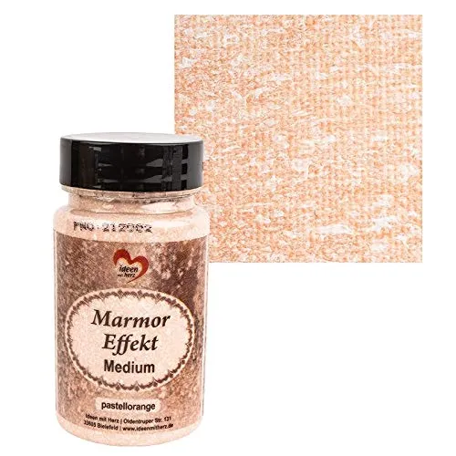 ideen-mit-herz-marmor-effekt-medium-90ml-pastellorange image 1
