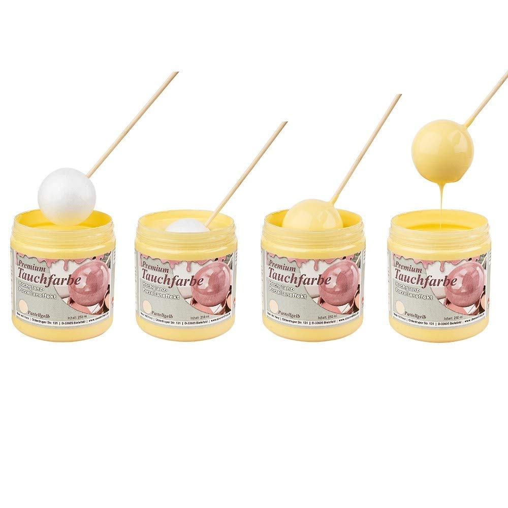 ideen-mit-herz-premium-tauchfarbe-hochglanz-porzellaneffekt-250-ml-pastellgelb image 3