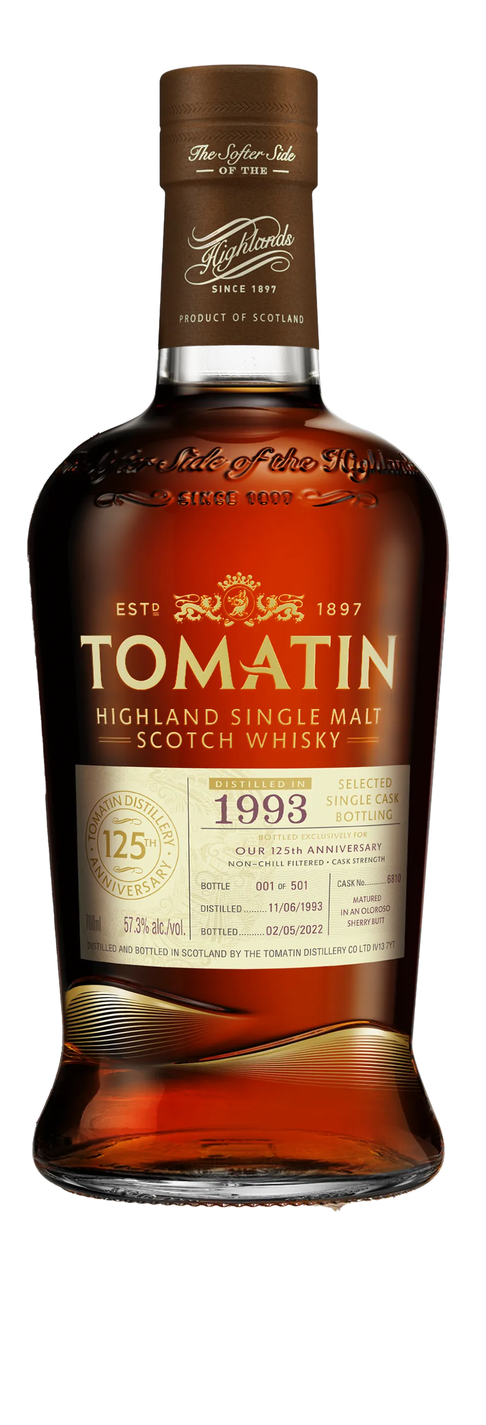 tomatin-1993-single-cask-oloroso-sherry-limited-edition-single-malt-whisky image 1