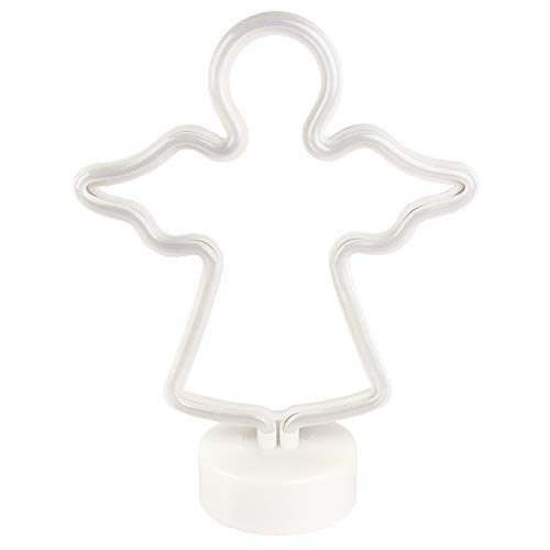 ideen-mit-herz-led-lichtschlauch-engel-mit-podest-29-5-cm-warmwei image 1