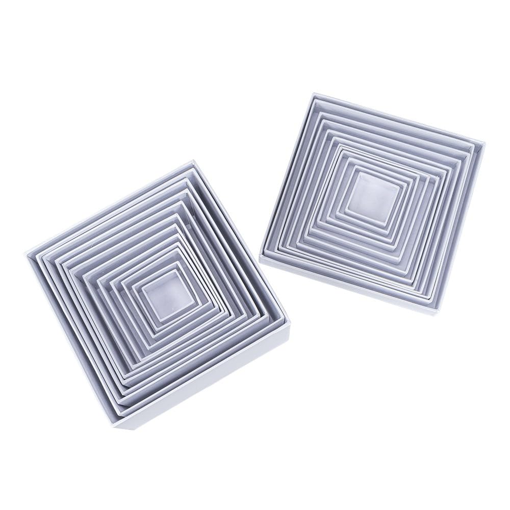 ideen-mit-herz-geschenkboxen-mit-deckel-quadratisch-12er-set-wei-3-5-bis-15-cm image 3