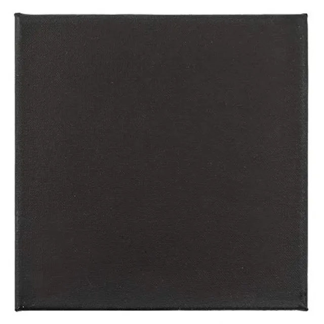 ideen-mit-herz-leinwand-auf-keilrahmen-schwarz-grundiert-30x30-cm-280g-qm image 1