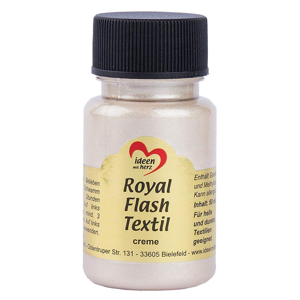 ideen-mit-herz-royal-flash-textilfarbe-glitzer-metallic-50-ml-maigr-n image 4