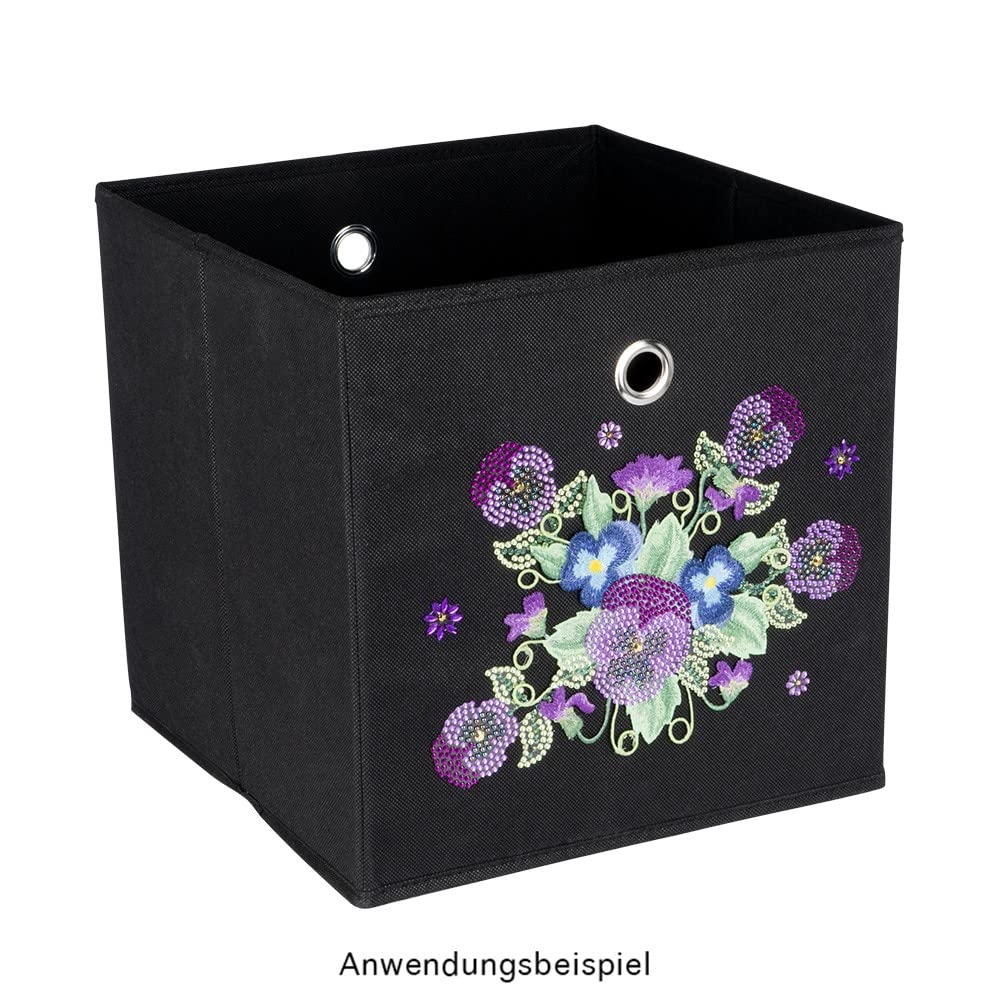 ideen-mit-herz-aufbewahrungsboxen-faltbar-30-x-30-x-30-cm-schwarz-6-st-ck image 6