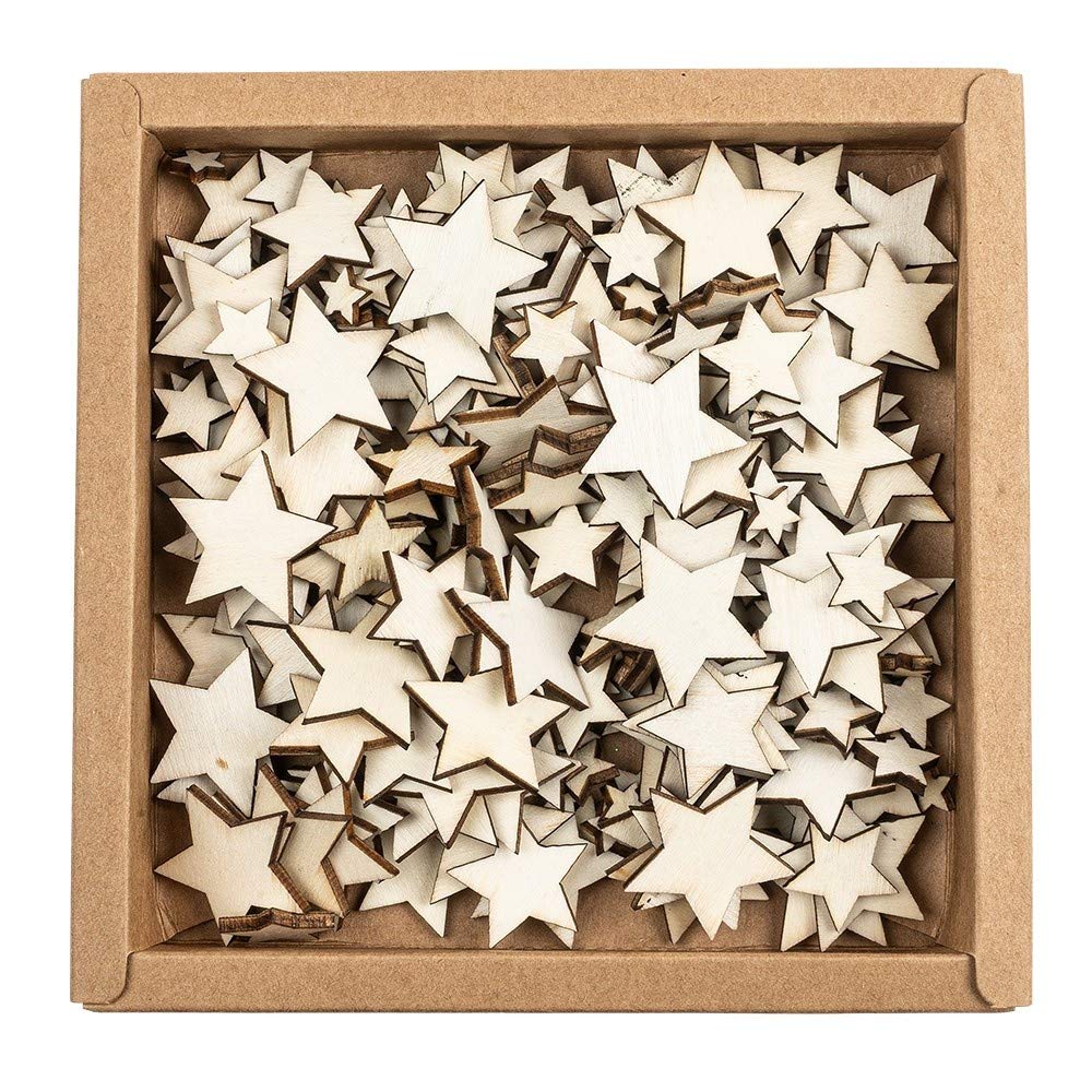 ideen-mit-herz-holzsterne-natur-250-st-ck-1-3-cm-streudeko-bastelset image 4