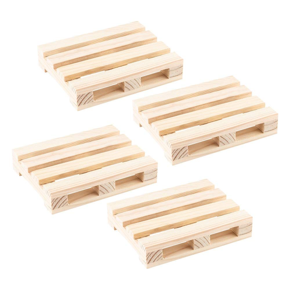 ideen-mit-herz-mini-paletten-aus-holz-4-deko-paletten-kiefer-10-x-8-x-2-cm image 1