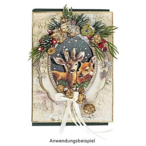 ideen-mit-herz-gru-karten-rahmen-winter-weihnachten-b6-10-designs-mit-umschl-gen image 5