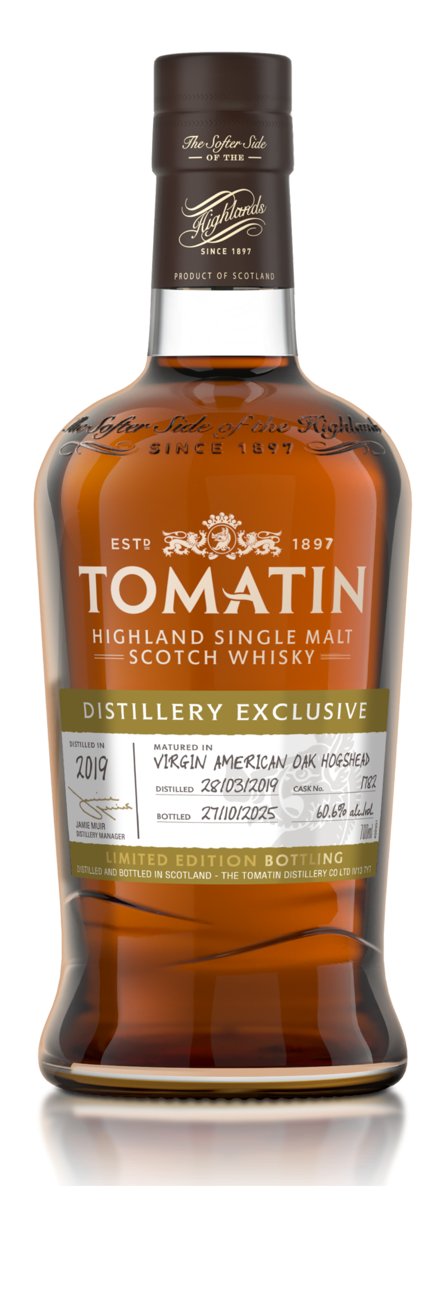 tomatin-distillery-exclusive-single-cask-virgin-oak-2019-single-malt-scotch-whis image 1