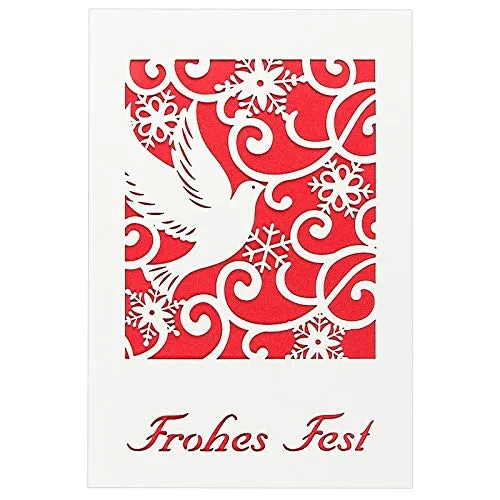 ideen-mit-herz-laser-gru-karte-frohes-fest-1-12x18-cm-mit-einleger-und-umschlag image 1