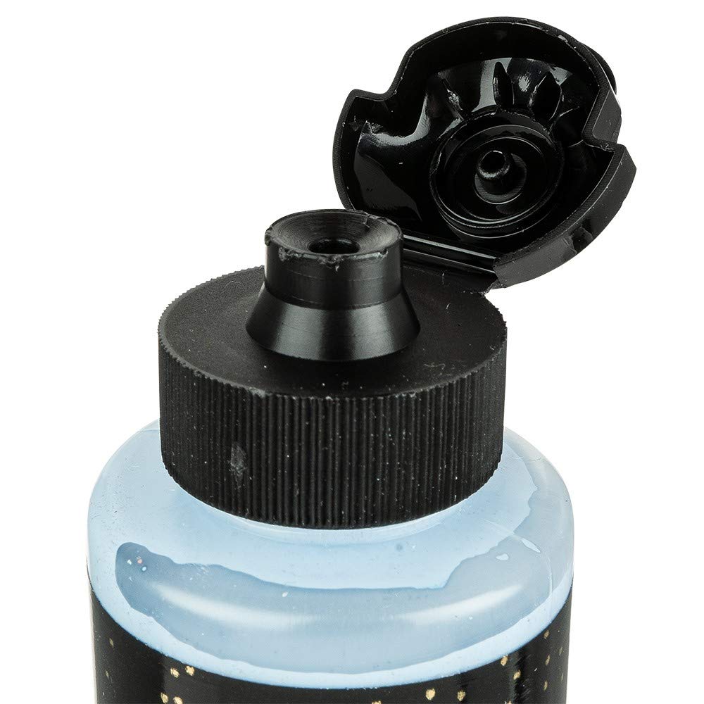 ideen-mit-herz-acrylfarbe-multisurface-edelglitzer-180-ml-taubenblau-mit-goldgli image 2